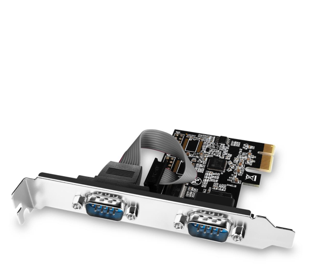 AXAGON Kontroler PCIe 2x port szeregowy RS232 250 Kbps - 1212017 - zdjęcie 2